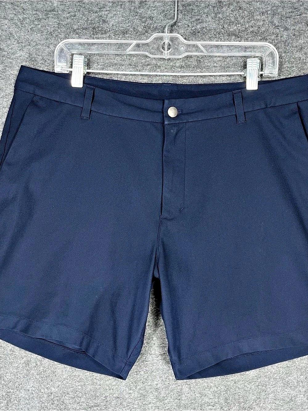 Lululemon Shorts Mens 38 Navy Commission Chino Classic Fit Warpstreme 7" inseam